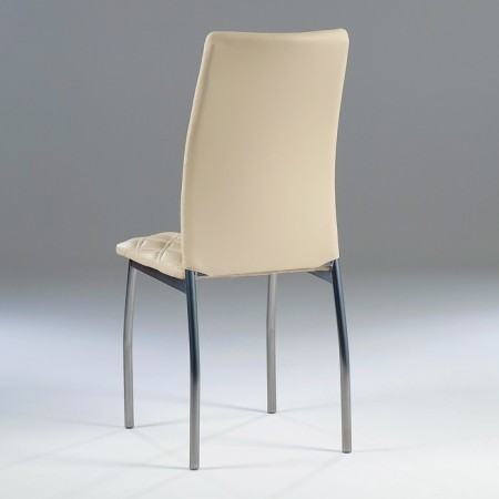 Chair "Wave" (rhombus), light beige-3