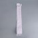 Lightning "Spiral", No. 5, detachable, castle machine, 80 cm, white/pink color