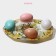 Glass stand for the eggs of the share "Rabbit in colors", 8 cells, 22 × 22 cm