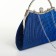 Female bag on the farmar, blue color