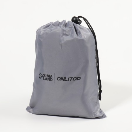 Inflatable pillow, 50 × 35 × 30 cm, in a case, color gray color-13