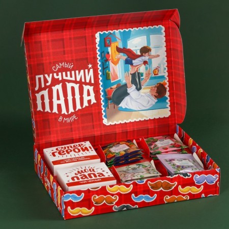 A dad’s tea set: weighty tea 40 g (2 pcs. X 20 g), tea in bags 21.6 (12 pcs. X 1.8 g).-2