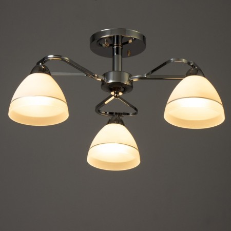 Causte "Fleur" 3he27 40W chrome 57x57x25 cm Bayerlux-2