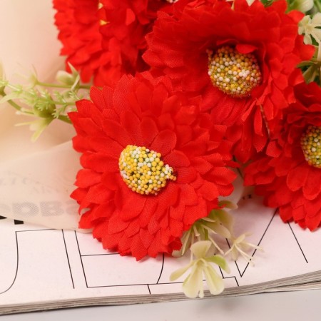Bouquet "Chrysanthemum Zemble" 6 flowers, d-6.5 cm h-26 cm, mix-1