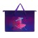 A3 folder with handles, plastic, zipper on top of 50 mm, 470 x 335 mm, PM-A3-26 Virgin "Apolon" Violet