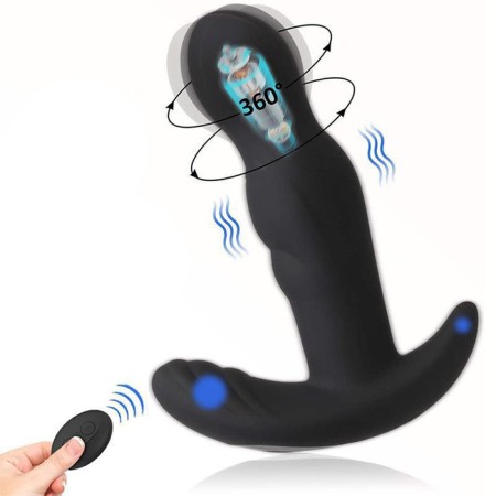 Prostate vibration light, 10 vibration modes, 6 rotation modes, black