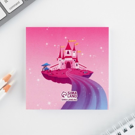 Gift set: notebook coloring and wax crayons "Princess Dream"-7