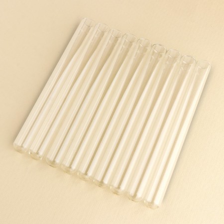 The flask is glass, floristic, for flowers, 15 x 1.5 cm, packing 9 pcs.-6