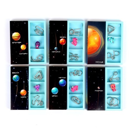 Metal puzzle "Cosmos", in showbox-8