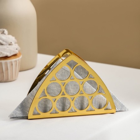 Mercy napkin, 13 × 9 × 3.5 cm, gold color-1
