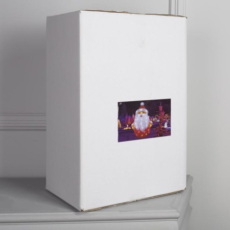 LED figure "Santa Claus" 33 × 47 × 20 cm, acrylic, 40 LED, 220 V, glow of white-2