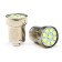 LED lamp KS, (5 W) BA15S, 1Con, 12 V, 9 SMD diode, white, dimensions, room backlight