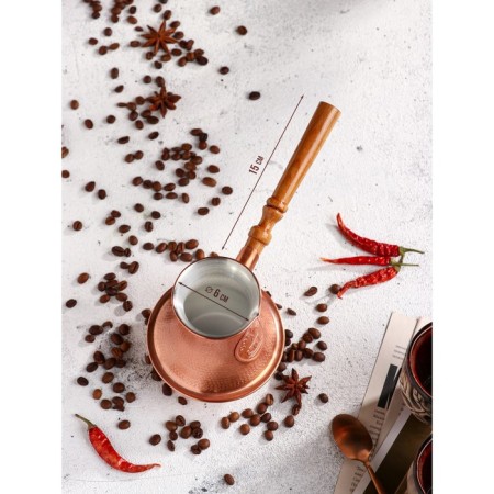 Turk for coffee "Armenian jezva", 480 ml, copper-1