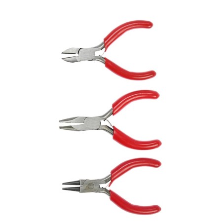 A set of scrap instruments, round -liners, long -folded towers and side sides, rubberized handles, 80 mm-1