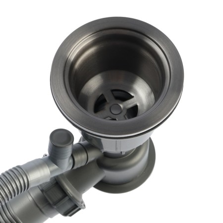 Siphon for washing Aflorn AF90101F-1, 3 1/2 ", black-4