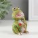 Souvenir Polystone "Frog with God's cow" MIX 3.2x4.7x6.5 cm