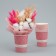 A glass for flowers "heart", 250 ml