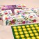Applicator "Kuznetsova - beloved mother", 70 spines, film, 23 x 32 cm, yellow