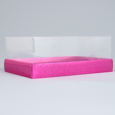 Confectionery box "Pink Stars", 22 x 8 x 13.5 cm-1