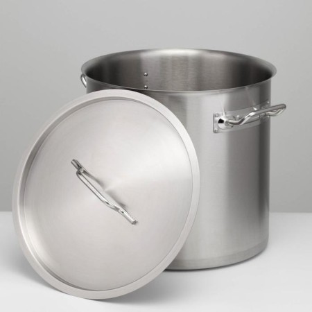 Boiler, 37 l, d = 36 cm, h = 36 cm, metal cover, triple bottom, induction, stainless steel-2