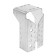 Brus support closed tundra krep, 75x150x76x2 mm, in packaging 10 pcs.