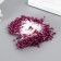 Stamens for flowers "droplets Gloss Bordeaux" set 300 pcs length 6 cm