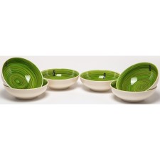 A set of deep plates of Elrington “Airgraph. Field grass 