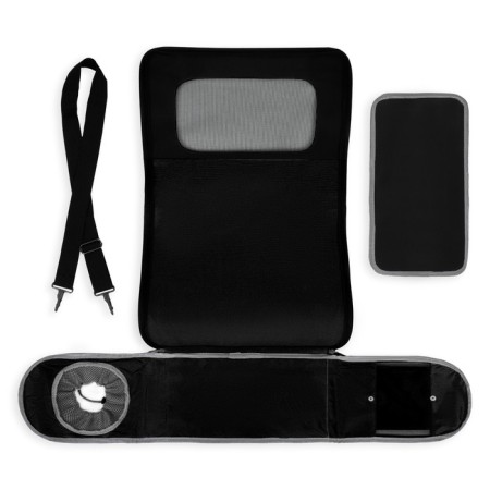 Bag-carrier with a window for a muzzle, 42 x 21 x 25 cm, black-14