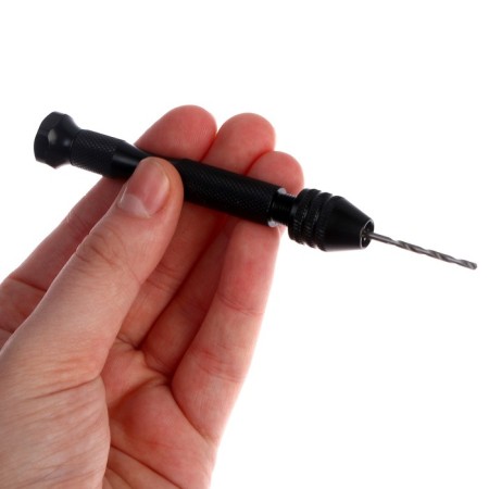 Manual drill "Mini" for thin work, mini drill set 10 pcs., Size 1 pc. - from 0.8 to 3 mm-6
