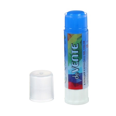 Magic-based glue, based on PVP, 15 g, Devente Color Gel, gel (light application, disappearing color indicator), mix x 4 colors, cardboard box-1