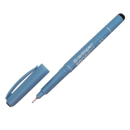 Capillary handle, 0.5 mm, centropen "Document" 2631, black, letter length 500 m, cardboard packaging-5
