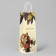 Gift package for a bottle, packaging, "congratulations", white craft, 13 x 36 x 10 cm