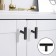 Handle button Cappio PK332 Light, D = 12 mm, black color