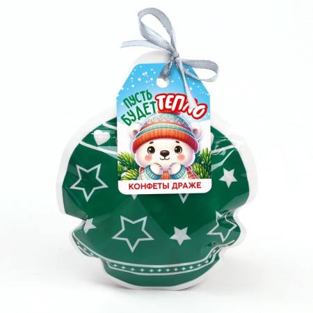 New Year. Drysteu sweets in the former package “Let it be warm” 50 g.-3