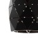 Suspension Bayerlux "perforation" E27 black 15x15x25-125cm