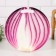 Board cutting and serving round kitchen "onions in context", 25.5 cm