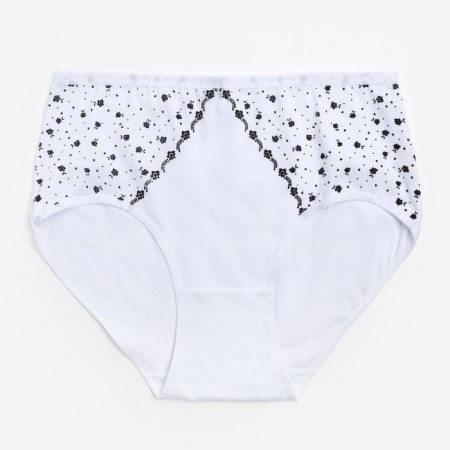 Credes of slips female collorista, white color, size 58-60