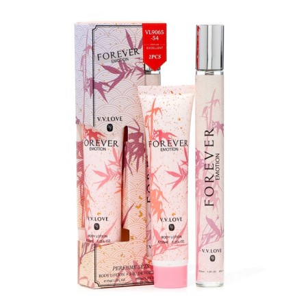 Perfume set Female Forever Emotion: Toilet water, 35ml + body lotion, 35ml
