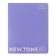 Notebook of 48 sheets in a cage, Newtone Pastel "Lavender", covered Cardboard, glossy lamination, OFSET 80g/m2 unit