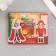 Stickers for creativity "New Year's fairy tale" embossing gold set 48 pcs 9x7x0.8 cm