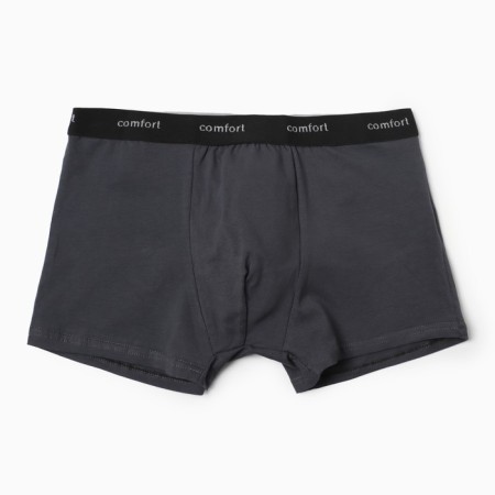Panties men's boxers, dark gray color, size 48 (l)