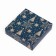New Year. Box for 9 sweets "Festive magic", 13.7 x 13.7 x 3.5 cm, confectionery packaging