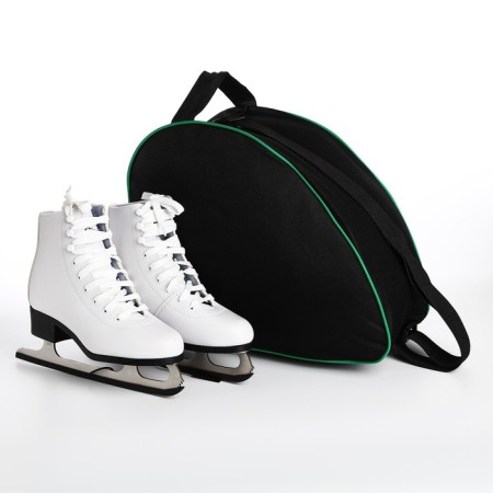 Bag for roller skates, 40x32x20 cm, black with green-7