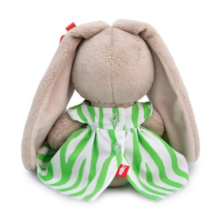 Soft toy "Bunny mi in a striped dress", 15 cm-2