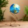 Souvenir Globe "Basis" 13x13x26 cm