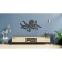 Wall panel made of wood, a prefabricated model, Ewa Design, a large octopus