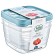 A set of food containers Hobbylife Trend, 4 l, 3 pcs, color mix