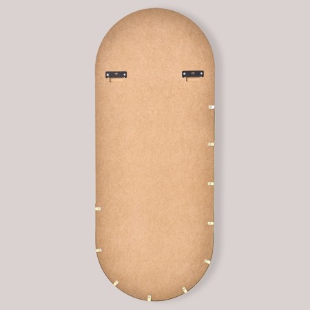 Wall mirror "Golden Rubin", in the oval case, 110x45 cm-1