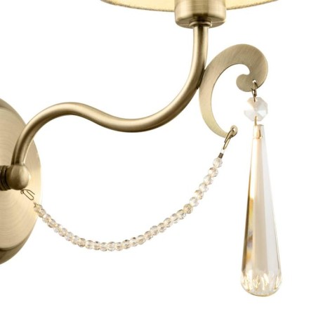 Bra Madeline, 1x40W E14, brass color-2