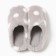 Women's slippers, size 38-39, gray